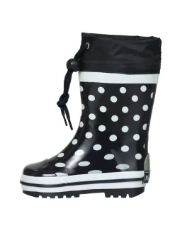 Gummistiefel Punkte in Marine>Playshoes Outlet