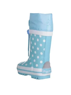Gummistiefel Punkte in Türkis><noscript><img width=