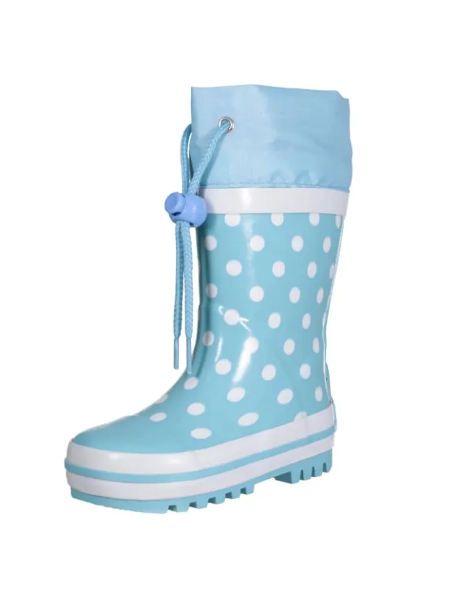 Gummistiefel Punkte in Türkis>Playshoes Discount
