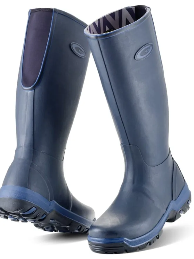 Grubs Gummistiefel^Gummistiefel "Rainline Wellies" in Blau