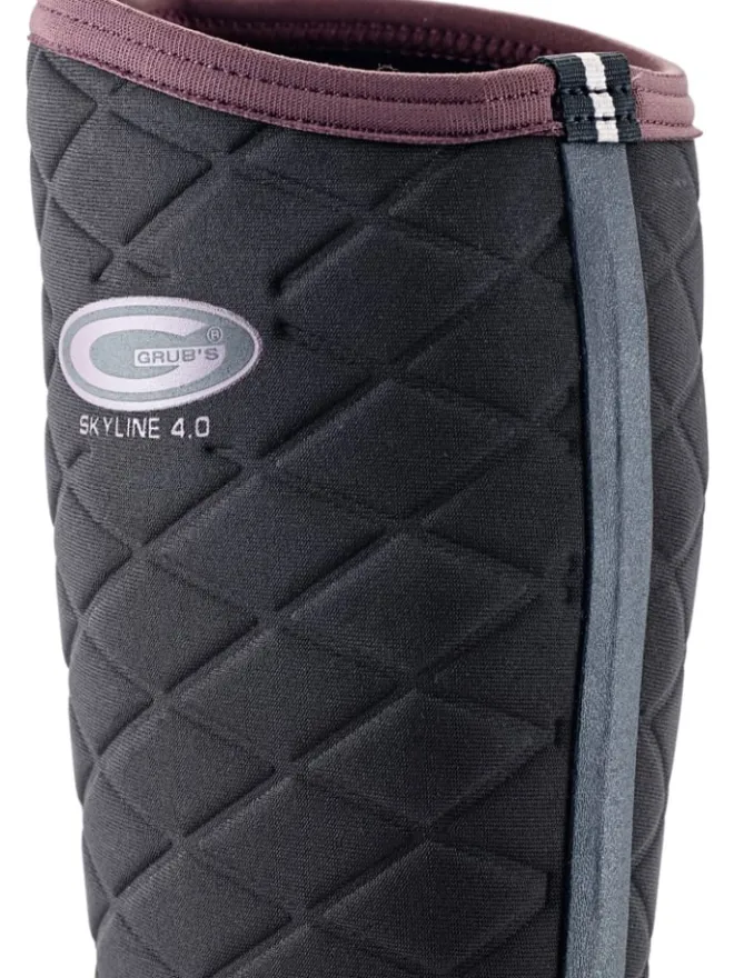 Gummistiefel "Skyline Wellies" in Schwarz>Grubs Clearance