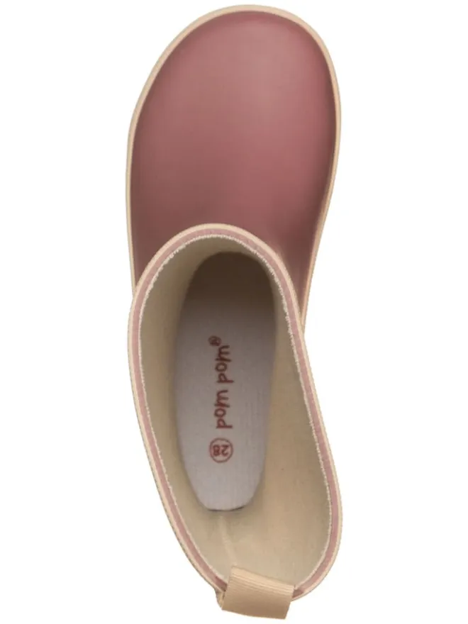 POM POM Gummistiefel^Gummistiefel "Solid" in Altrosa