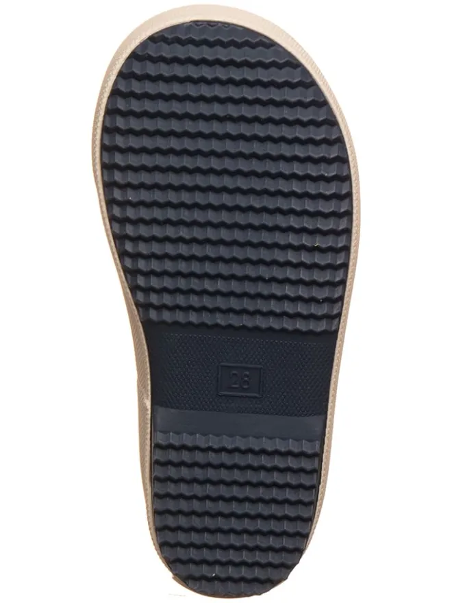 Gummistiefel "Solid" in Dunkelblau/ Beige>POM POM Online