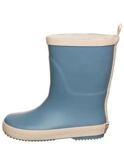 POM POM Gummistiefel^Gummistiefel "Solid" in Hellblau/ Beige