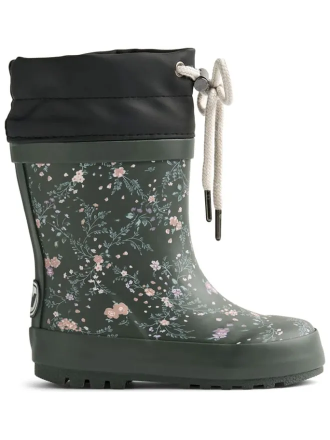 Gummistiefel "Thermo" in Khaki>Wheat Outlet