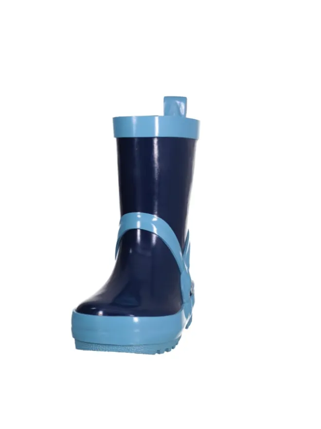 Playshoes Gummistiefel^Gummistiefel uni in Marine/Hellblau