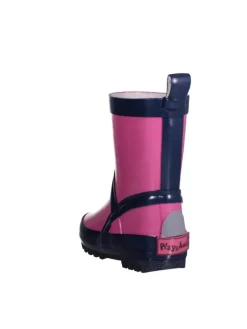 Gummistiefel uni in Pink/Marine>Playshoes Online