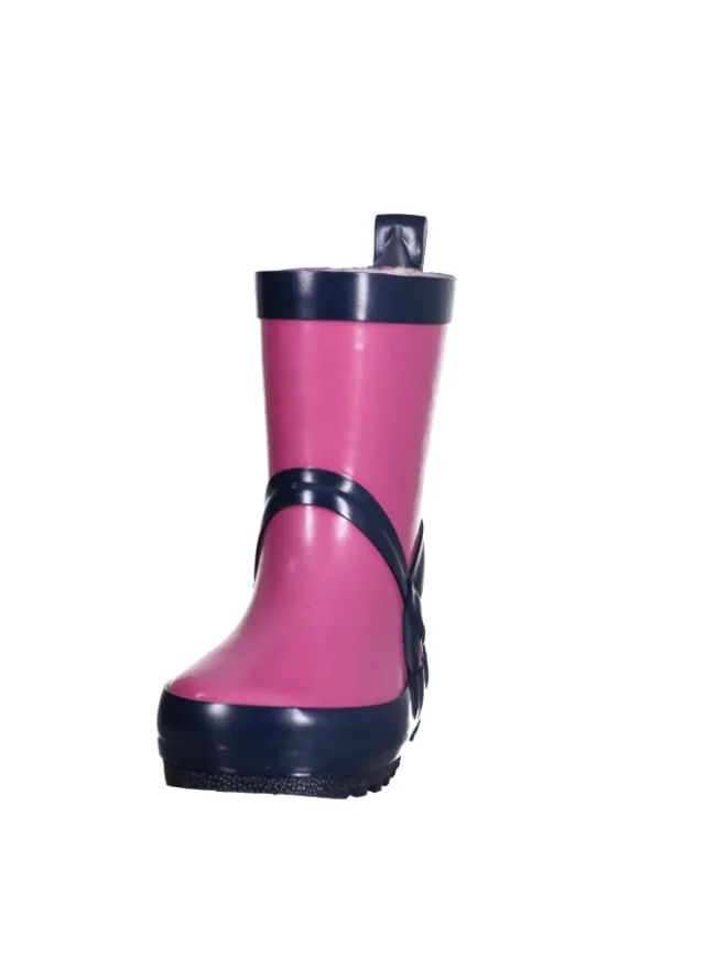 Gummistiefel uni in Pink/Marine>Playshoes Online