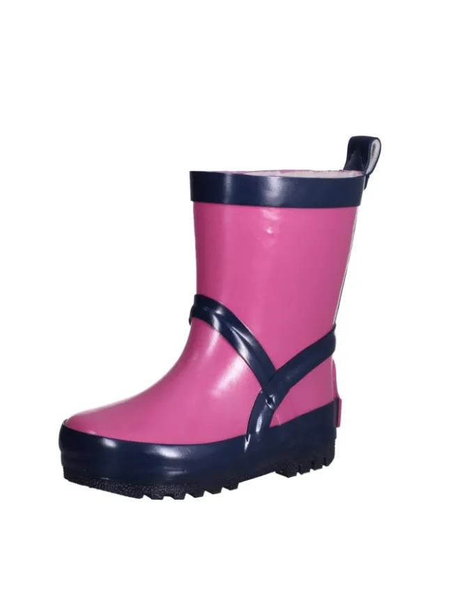 Gummistiefel uni in Pink/Marine>Playshoes Online