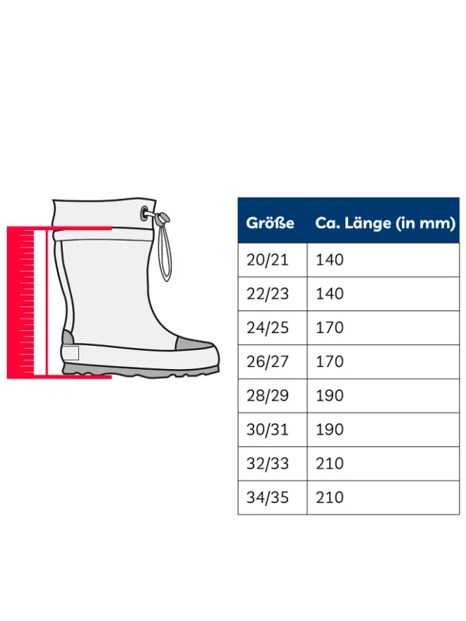 Gummistiefel uni in Pink/Marine>Playshoes Online