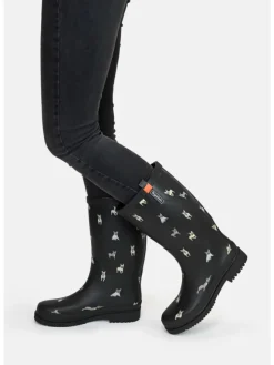 Gummistiefel Waldi Mops Langschaft in schwarz><noscript><img width=