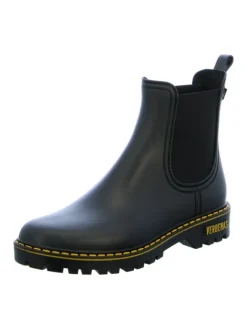 Verbenas Gummistiefel|Gummistiefel^Gummistiefeletten in Schwarz