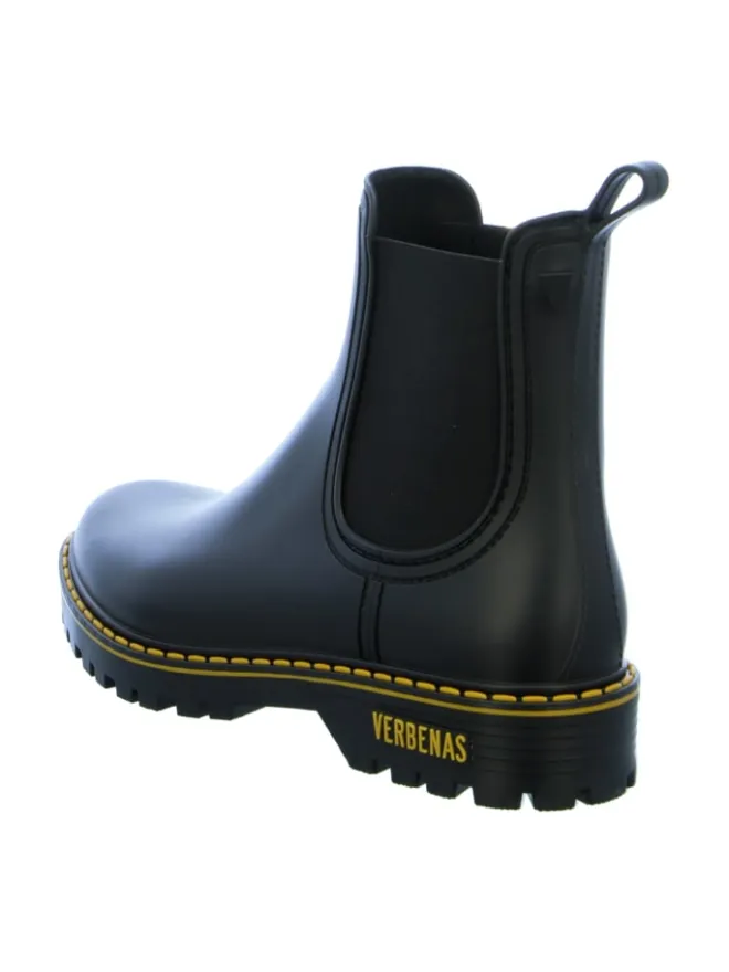 Verbenas Gummistiefel|Gummistiefel^Gummistiefeletten in Schwarz