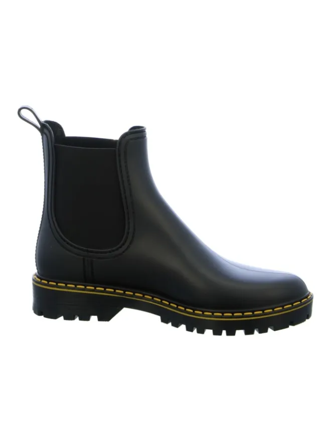 Verbenas Gummistiefel|Gummistiefel^Gummistiefeletten in Schwarz