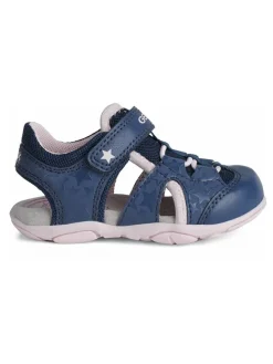Geox Sandalen·Halbsandalen|Sandalen^Halbsandalen "Agasim" in Dunkelblau/ Rosa