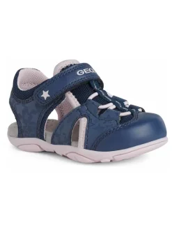 Geox Sandalen·Halbsandalen|Sandalen^Halbsandalen "Agasim" in Dunkelblau/ Rosa