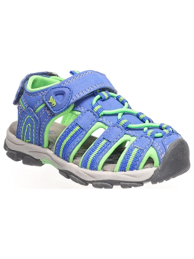 Halbsandalen "Bobby" in Blau/ Grün>Lurchi Hot