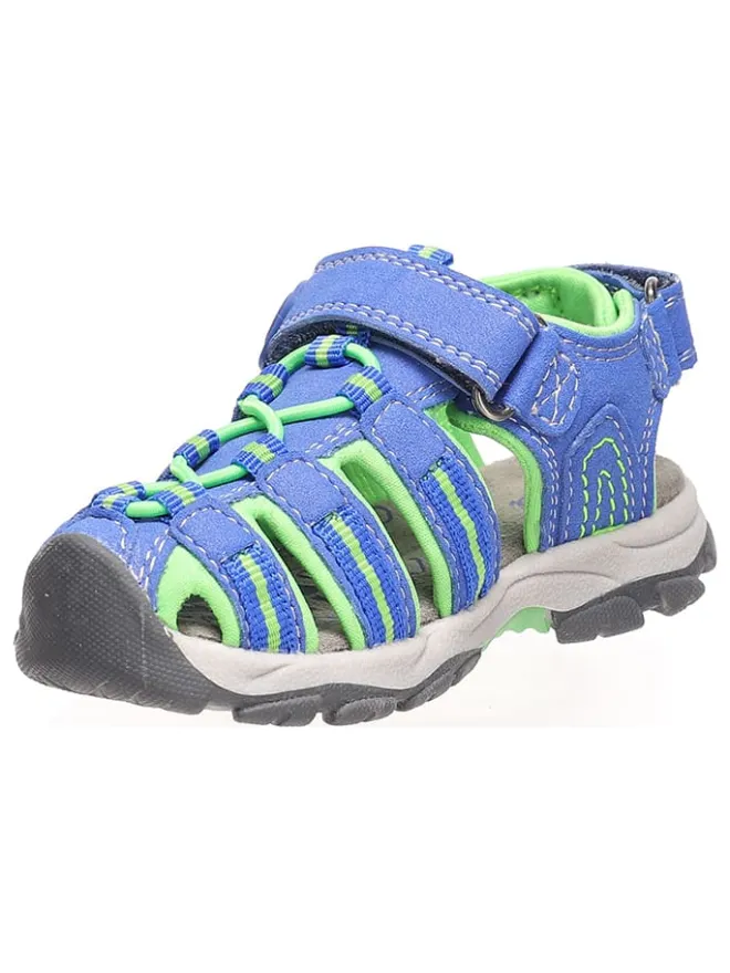Halbsandalen "Bobby" in Blau/ Grün>Lurchi Hot
