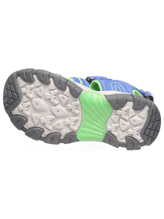 Halbsandalen "Bobby" in Blau/ Grün>Lurchi Hot