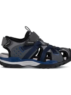 Halbsandalen "Borealis" in Schwarz>Geox Hot