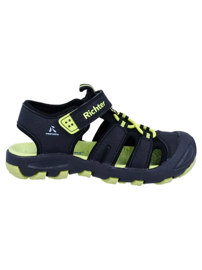 Halbsandalen "Bumper" in Schwarz>Richter Shoes Outlet