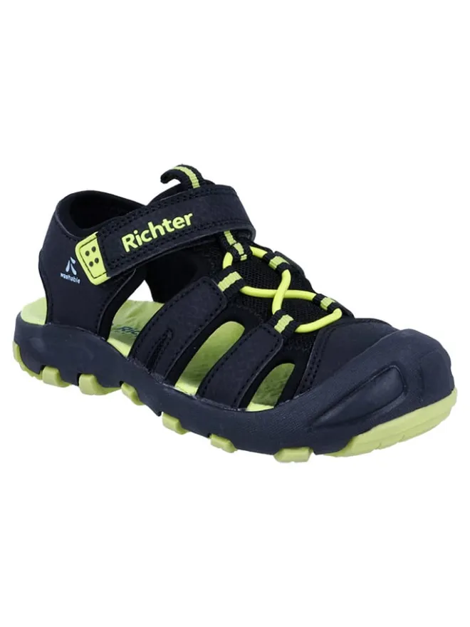 Halbsandalen "Bumper" in Schwarz>Richter Shoes Outlet