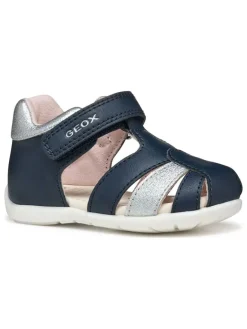 Halbsandalen "Elthan" in Dunkelblau/ Silber>Geox New