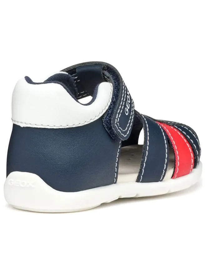 Geox Sandalen·Halbsandalen^Halbsandalen "Elthan" in Dunkelblau/ Rot