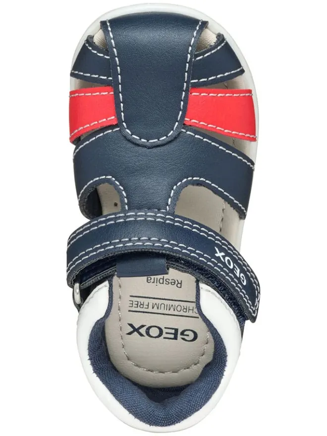 Geox Sandalen·Halbsandalen^Halbsandalen "Elthan" in Dunkelblau/ Rot