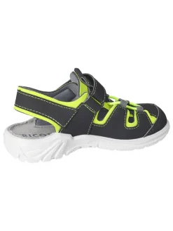 Ricosta Sandalen·Halbsandalen^Halbsandalen "Gerald" in Schwarz/ Gelb