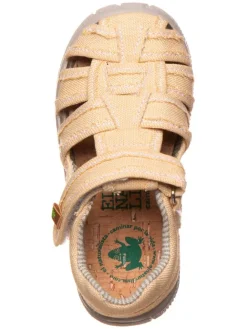 Halbsandalen in Beige><noscript><img width=