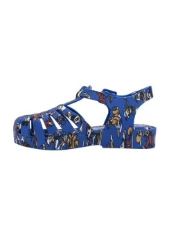 Halbsandalen in Blau><noscript><img width=