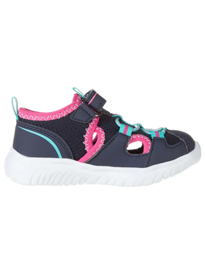 Kangaroos Sandalen^Halbsandalen in Blau/ Rosa