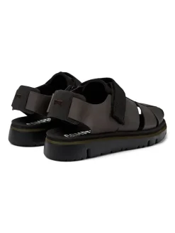 Halbsandalen in Braun/ Schwarz><noscript><img width=