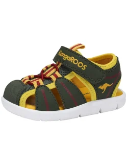 Kangaroos Sandalen^Halbsandalen in Khaki/Gelb
