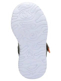 Kangaroos Sandalen|Sandalen·Halbsandalen^Halbsandalen in Khaki/Orange