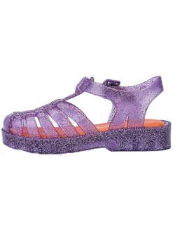 Halbsandalen in Lila><noscript><img width=