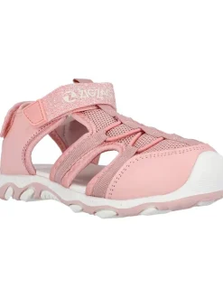 Zigzag Sandalen·Halbsandalen^Halbsandalen in Rosa/ Weiß