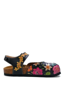 Calceo Sandalen^Halbsandalen in Schwarz/ Bunt