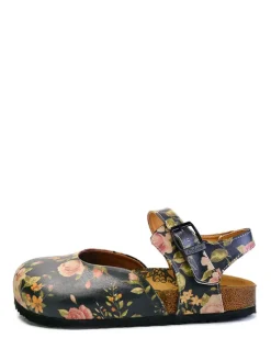 Calceo Sandalen^Halbsandalen in Schwarz/ Bunt