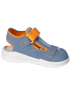 PEPINO Sandalen·Halbsandalen^Halbsandalen "Jo" in Blau/ Orange