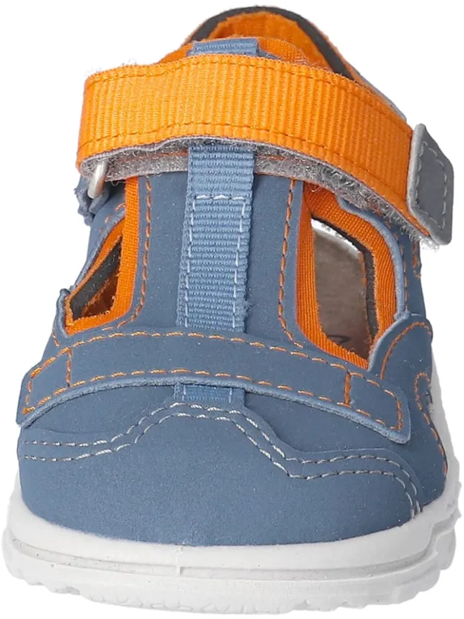 PEPINO Sandalen·Halbsandalen^Halbsandalen "Jo" in Blau/ Orange