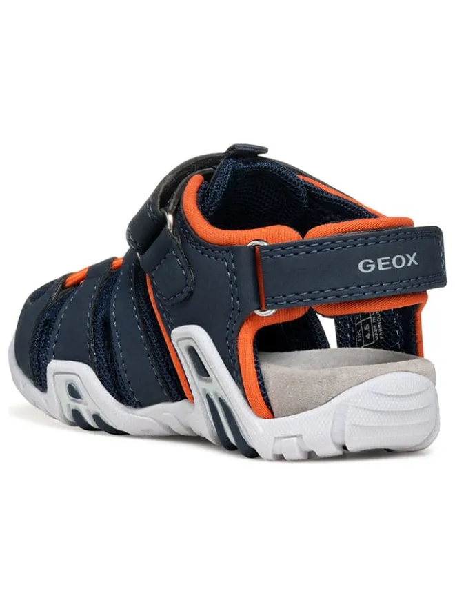 Halbsandalen "Kraze" in Dunkelblau/ Orange>Geox New