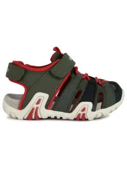 Geox Sandalen·Halbsandalen^Halbsandalen "Kraze" in Khaki