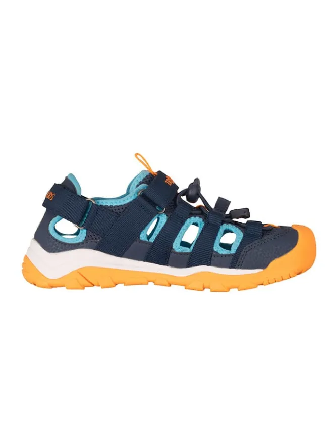 Trollkids Sandalen·Halbsandalen^Halbsandalen "Kristiansand" in Dunkelblau/ Hellblau
