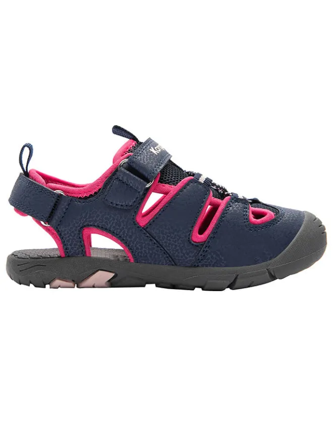 Kangaroos Sandalen·Halbsandalen^Halbsandalen "K-Trek" in Dunkelblau/ Pink