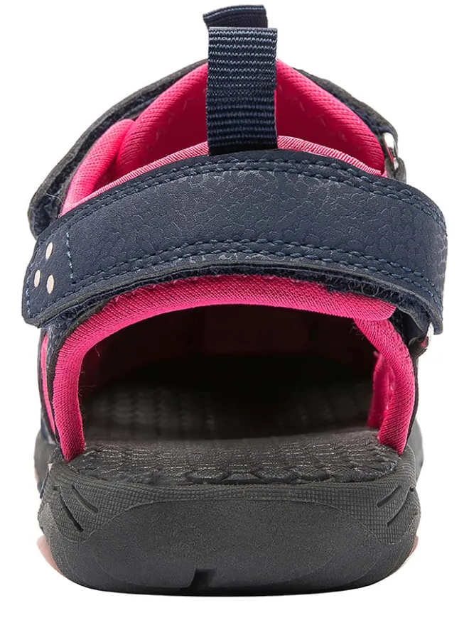 Kangaroos Sandalen·Halbsandalen^Halbsandalen "K-Trek" in Dunkelblau/ Pink