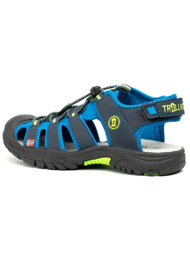 Halbsandalen "Kvalvika" in Blau>Trollkids Clearance