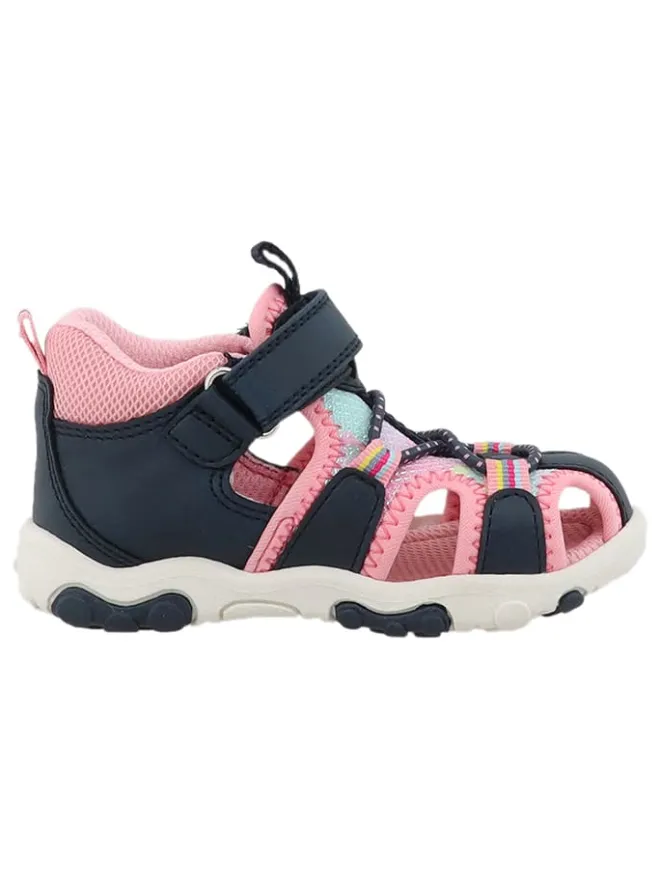 Halbsandalen "Nala" in Dunkelblau/ Rosa>Lurchi Outlet