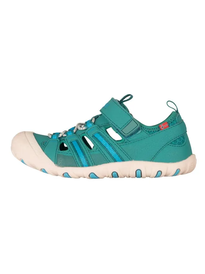 Trollkids Sandalen·Halbsandalen^Halbsandalen "Sandefjord" in Grün